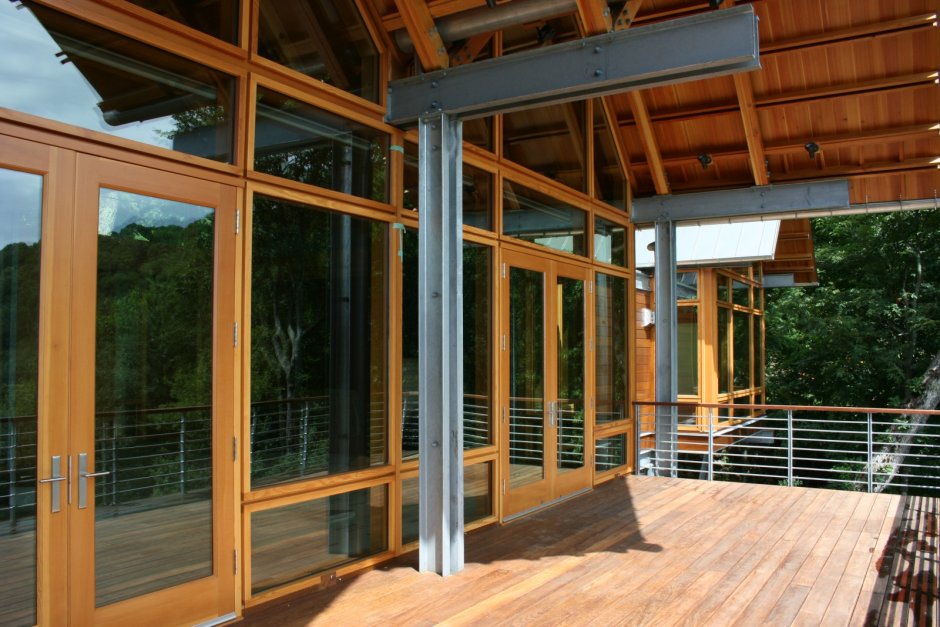 Металлическая веранда к дому