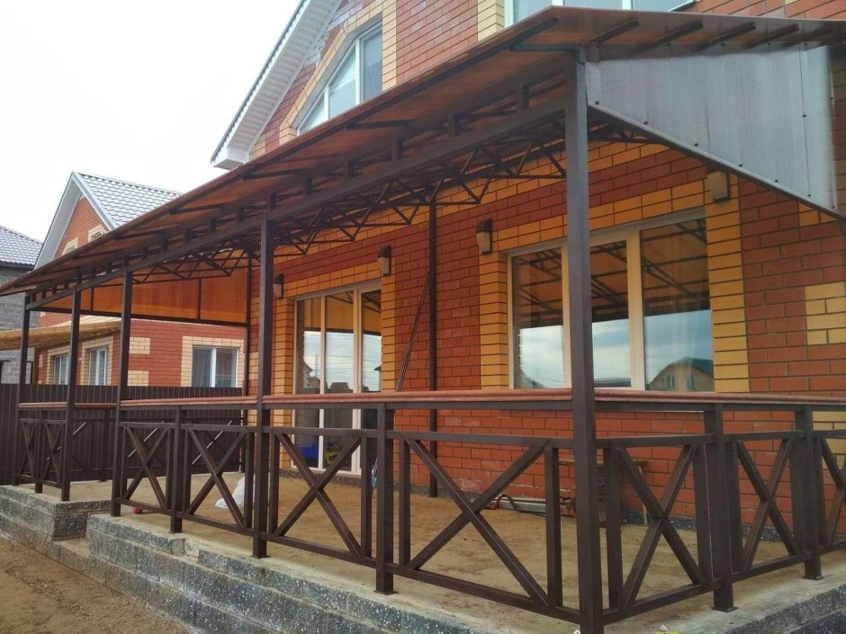 Терраса из металла