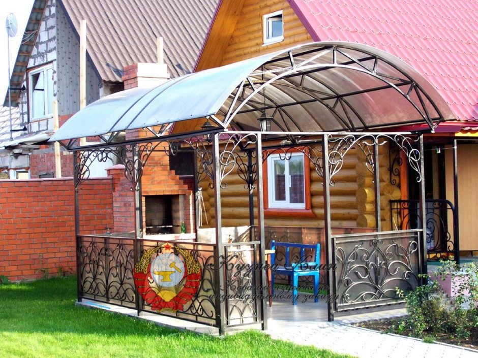 Пристройка на винтовых сваях