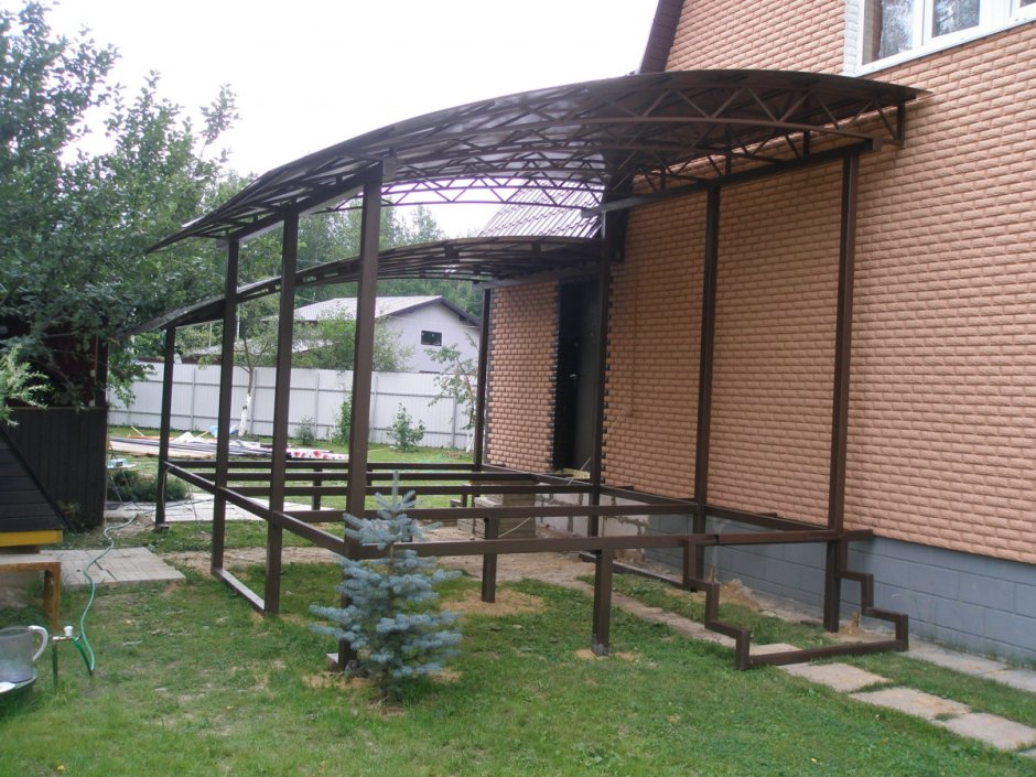 Терраса из металла