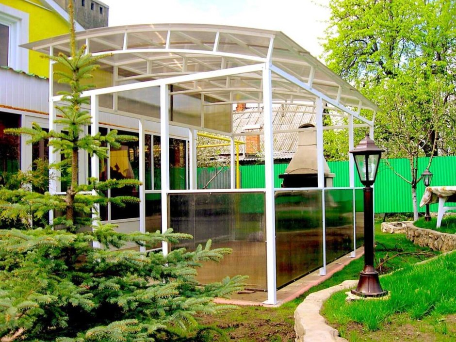 Веранда из металла