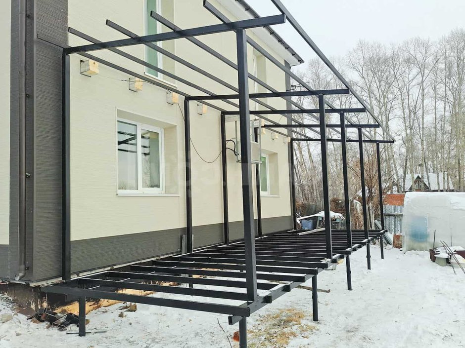 Терраса из металла