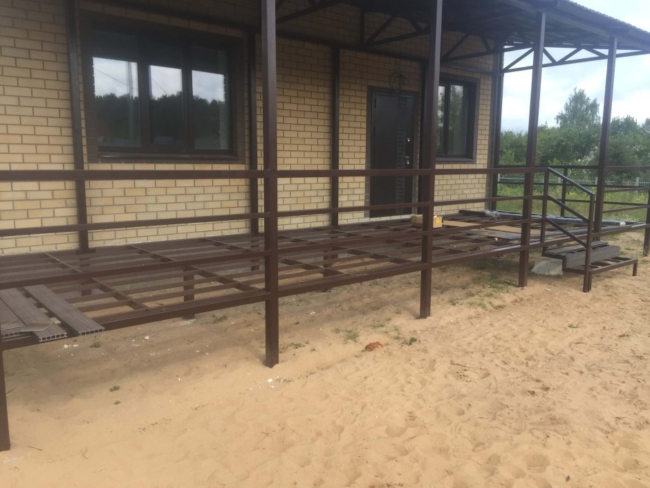 Терраса из металла