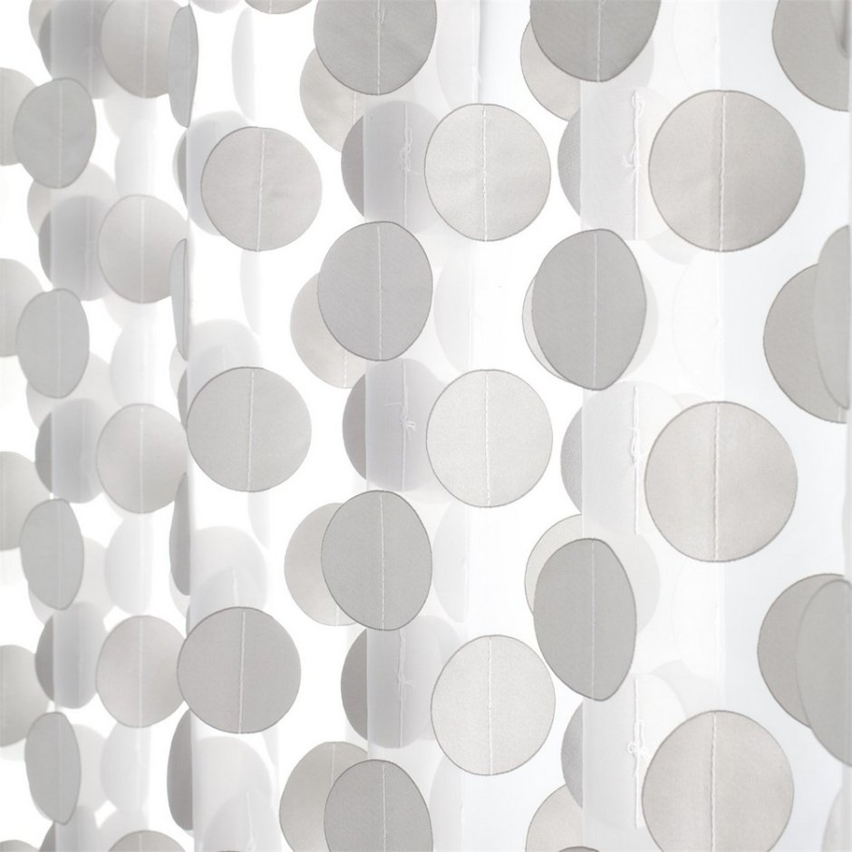 Тюль с кругами