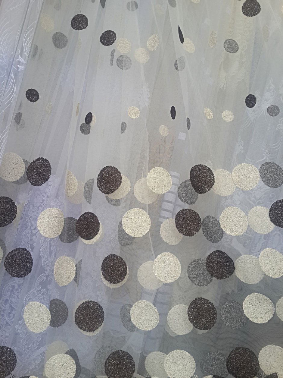 Шторы с кругами