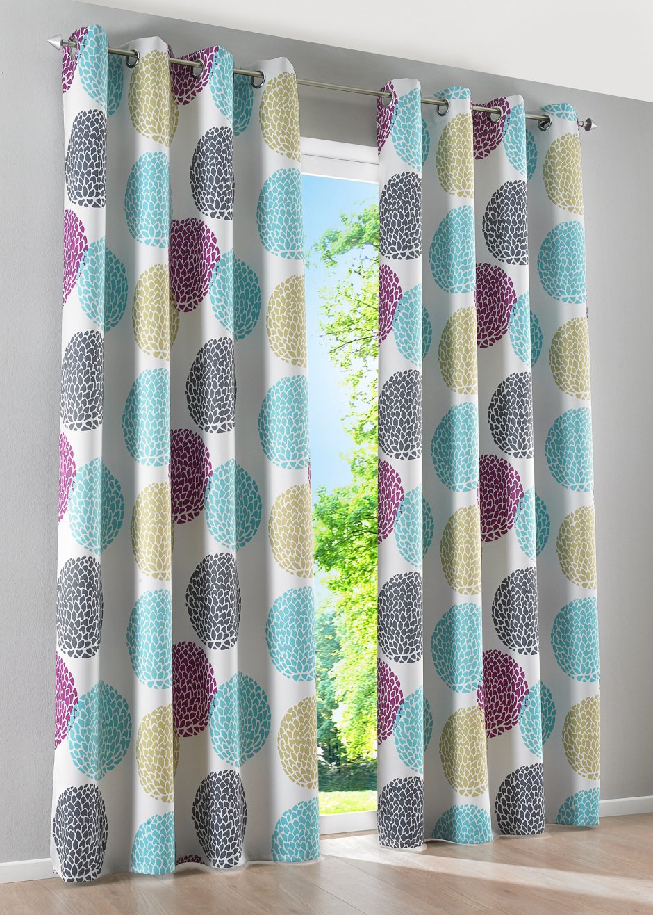 Шторы с кругами