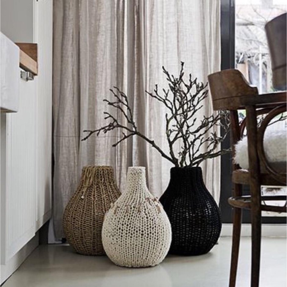 Фотообои вязка в интерьере