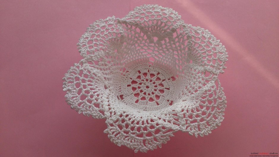 Вазочка крючком