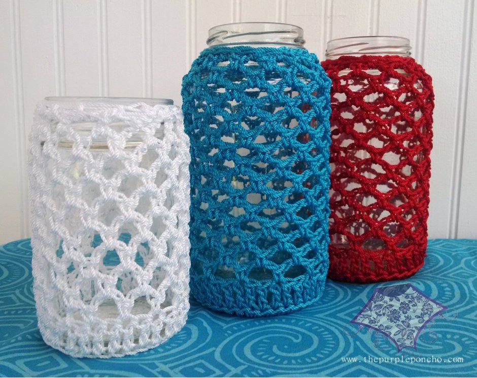 Обвязывание стеклянных банок