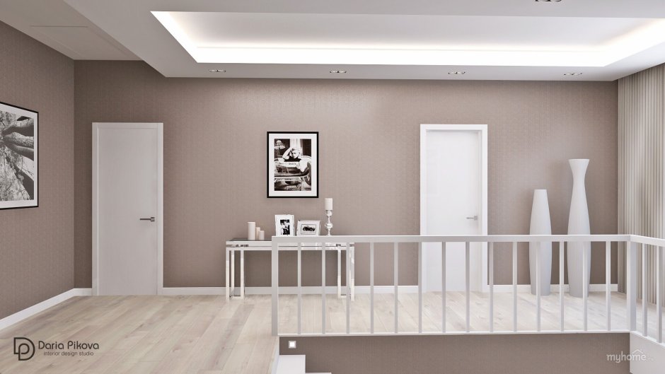 Трюфельный цвет стен