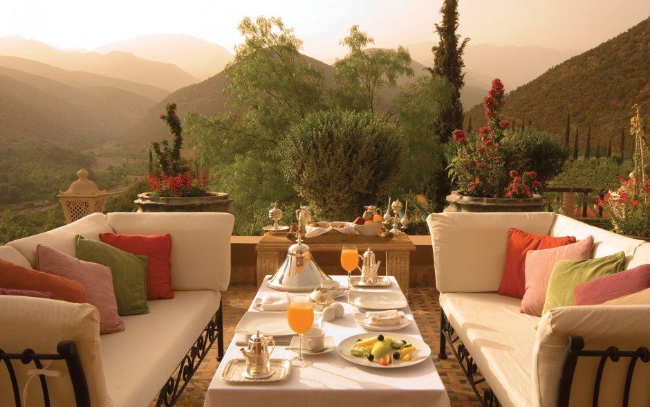 Фотообои веранда VIP а123 392x260см 16л