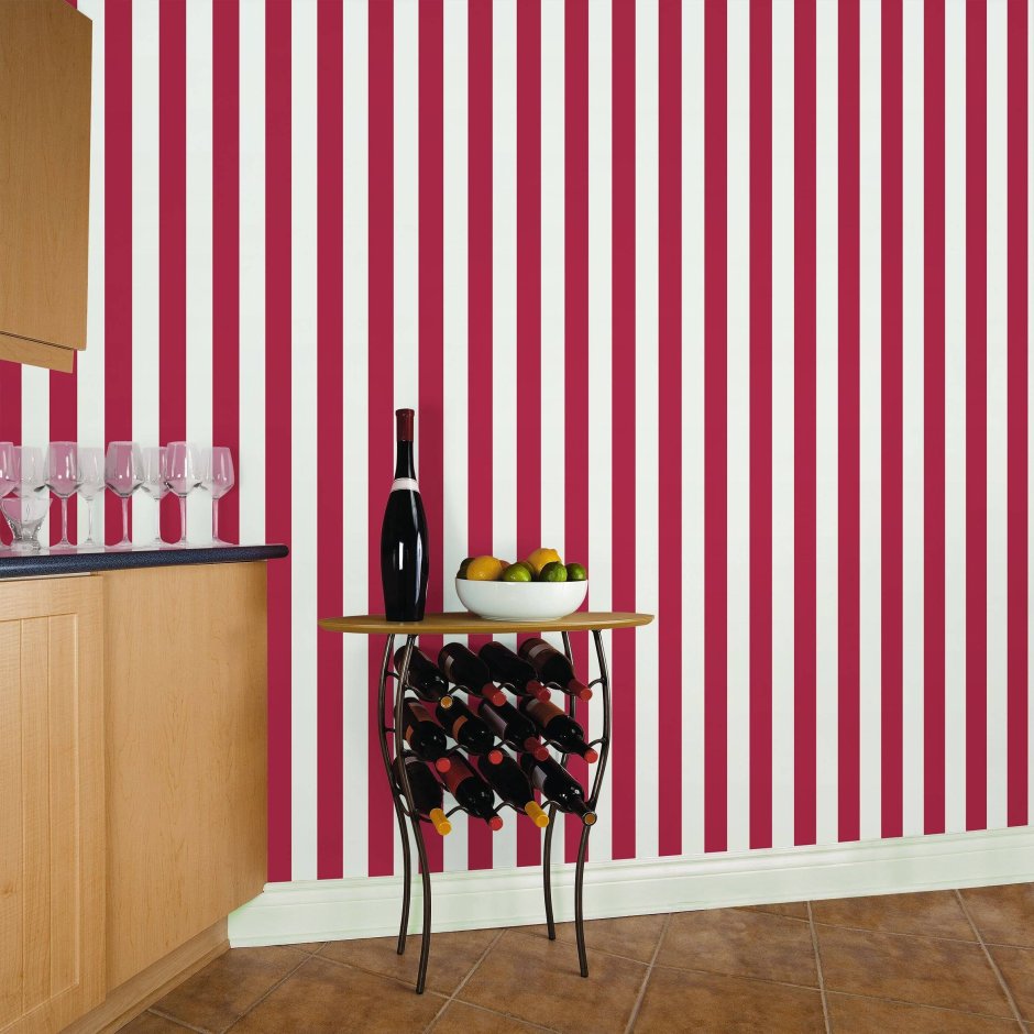 Вертикальные полосы в интерьере