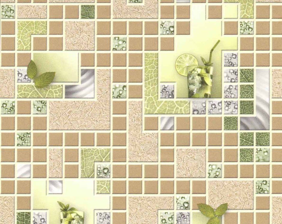 Моющие обои для кухни