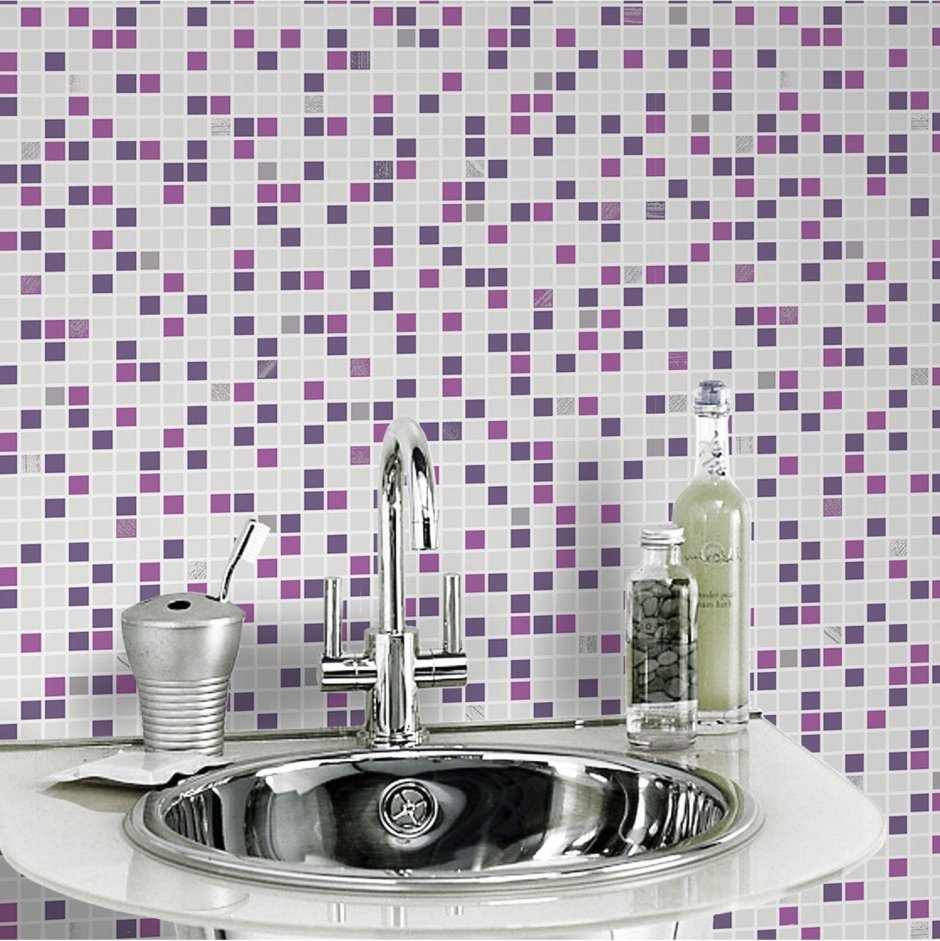 Самоклеющиеся моющиеся обои для ванной