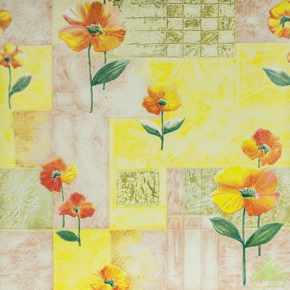 Обои бумажные моющиеся для кухни