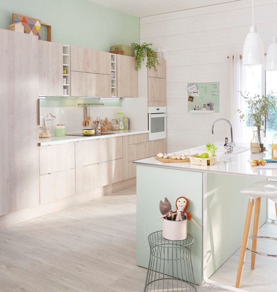 Кухня Леруа Мерлен зеленая