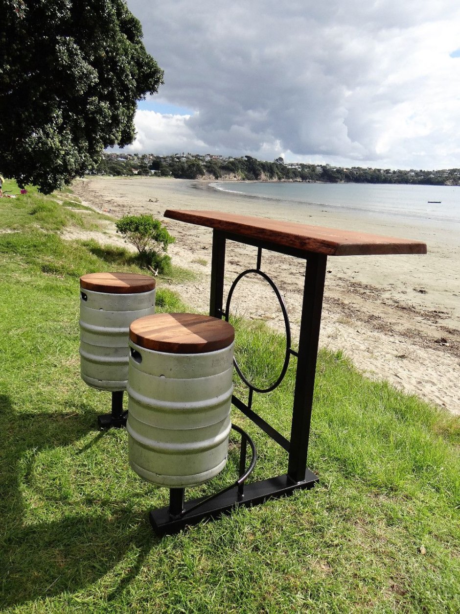 Деревянная барная стойка