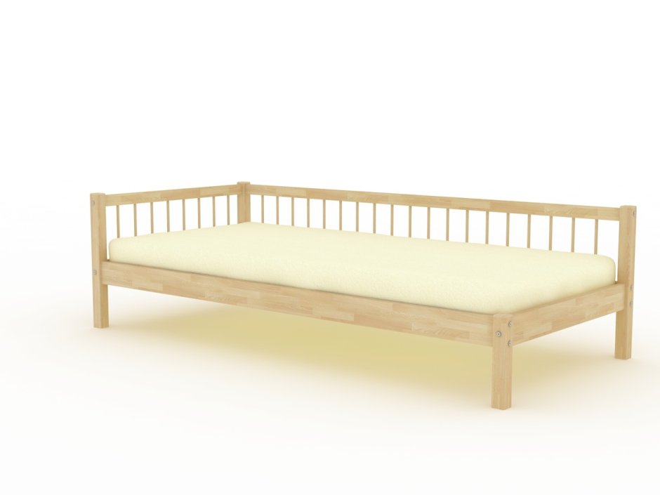 Кровать диван Альфа 2 из массива березы