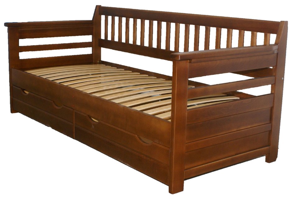 Кровать ева Люкс бук 90*200