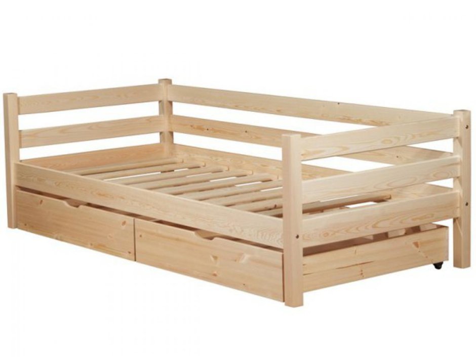 Кровать односпальная 80х190 дерево Паола