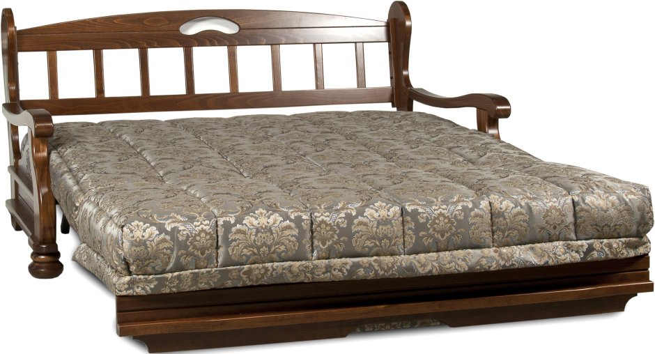 Кровать из массива сосны с матрасом Магда-2