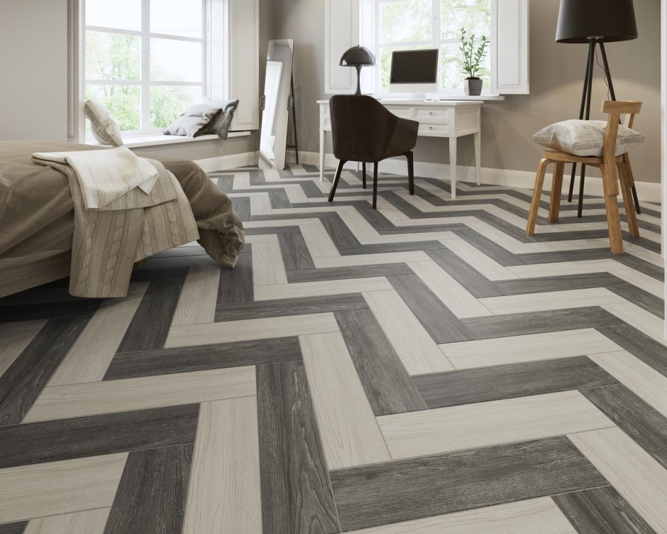 Плитка под паркет елочкой