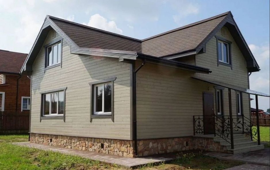 Дом имитация бруса