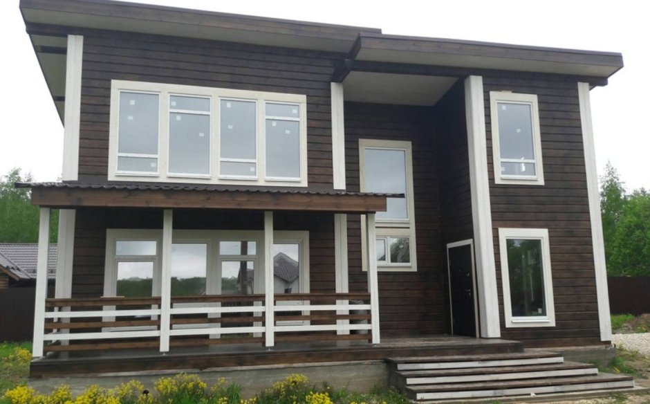 Дом имитация бруса