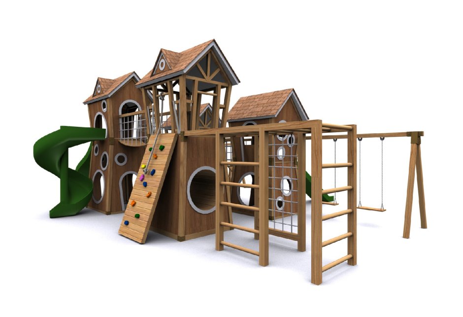 Эко детская площадка