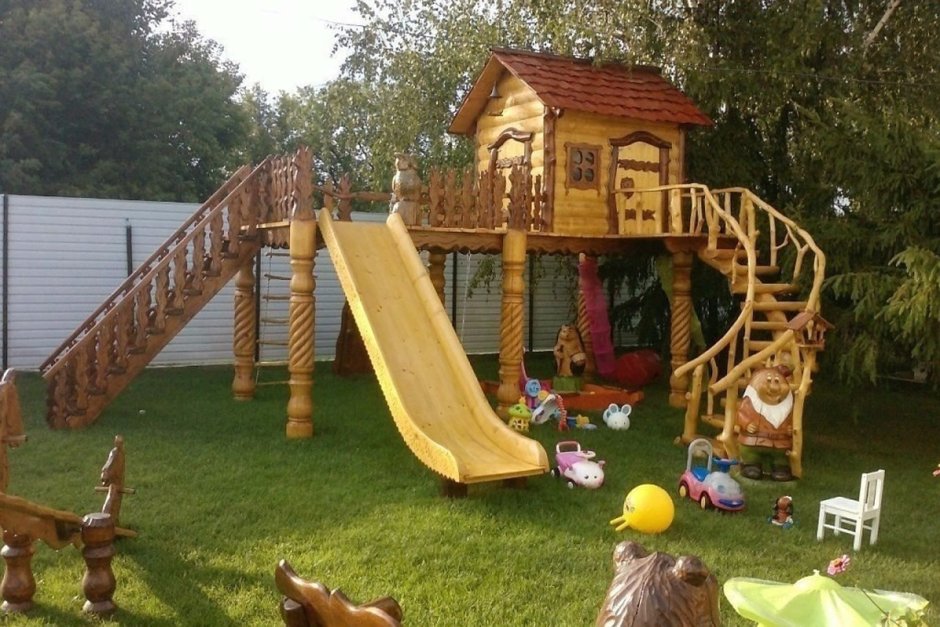 Природная игровая площадка «Орландия» в деревне большое Куземкино