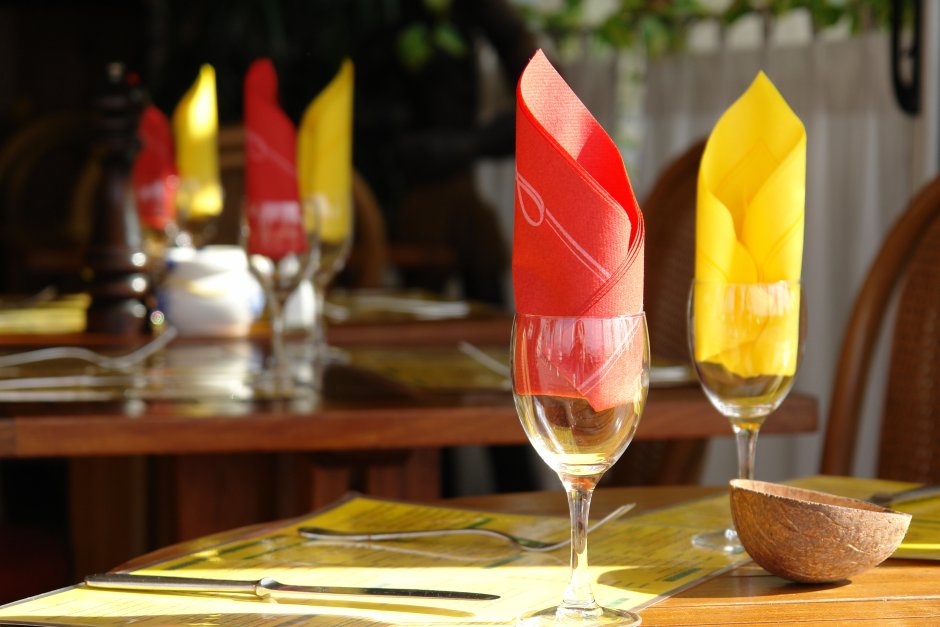 Салфетки в бокале