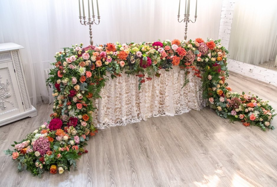 Витрина магазина цветов