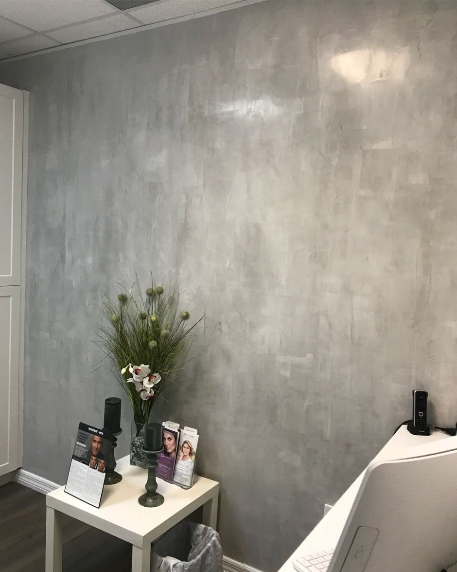 Стены венецианская штукатурка