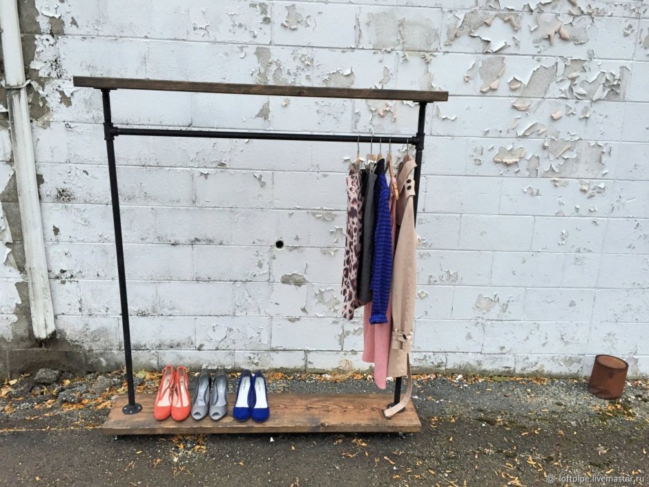 Рейл вешалка лофт