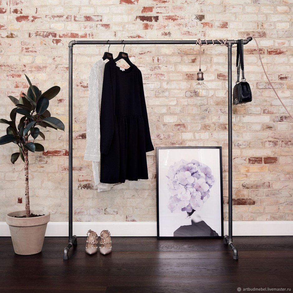 Millwood / вешалка напольная лофт