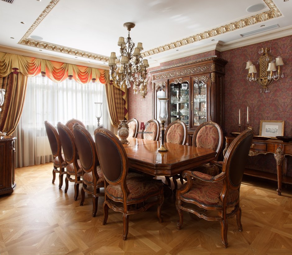 Столовая в классическом стиле