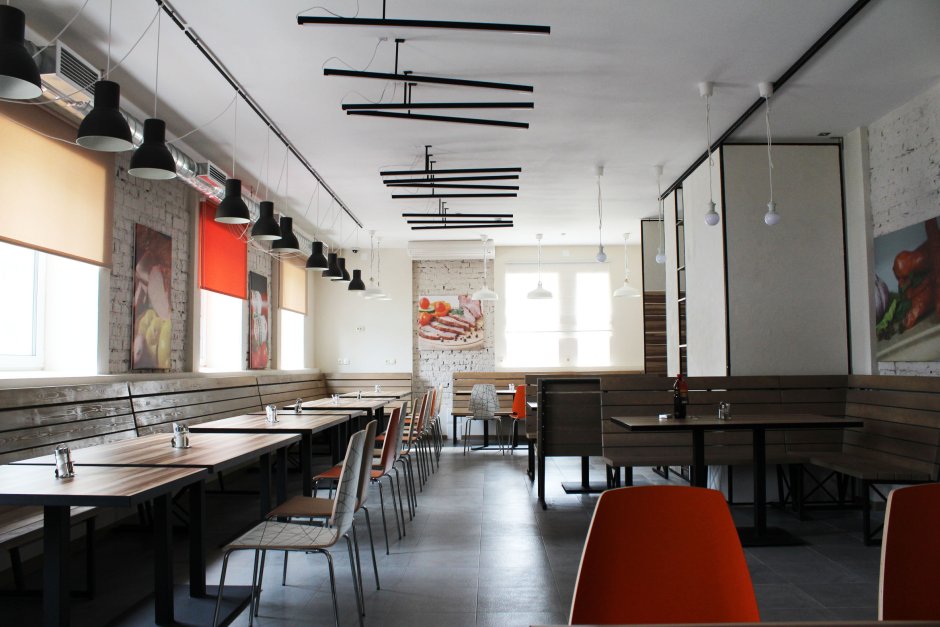 Интерьер столовой комнаты