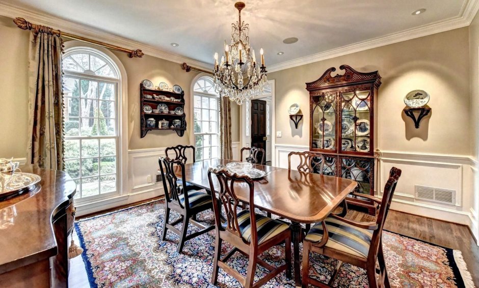 Интерьер столовой классицизм неоклассицизм