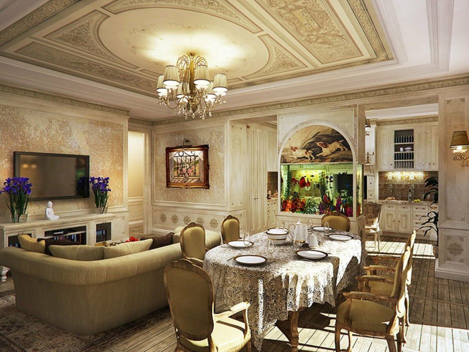 Интерьеры столовой общепита