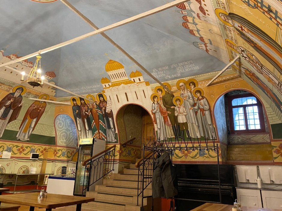 Оптина пустынь Братская трапезная