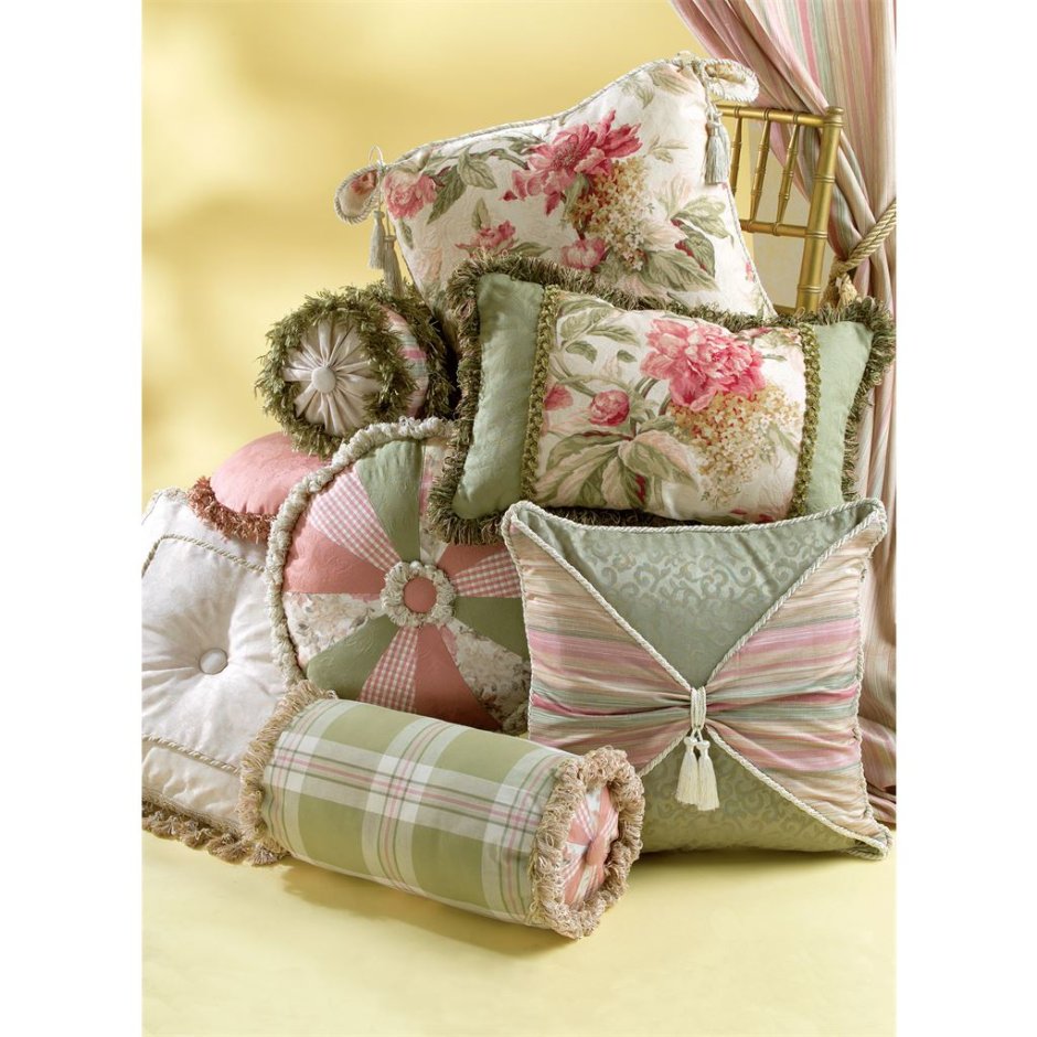 Текстиль в стиле шебби Шик