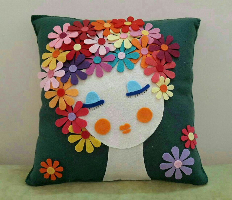 Подушки из фетра