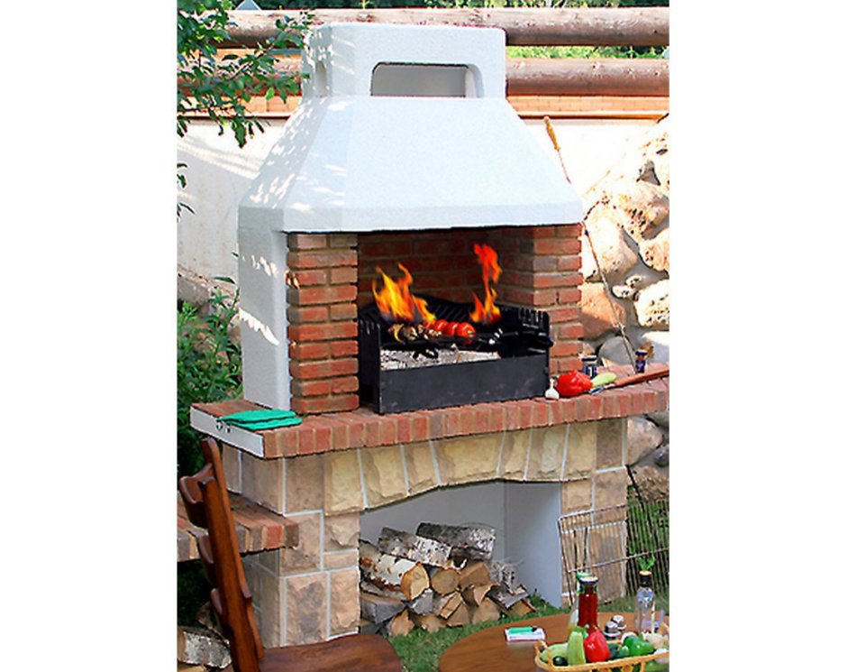 Площадка под мангал на даче