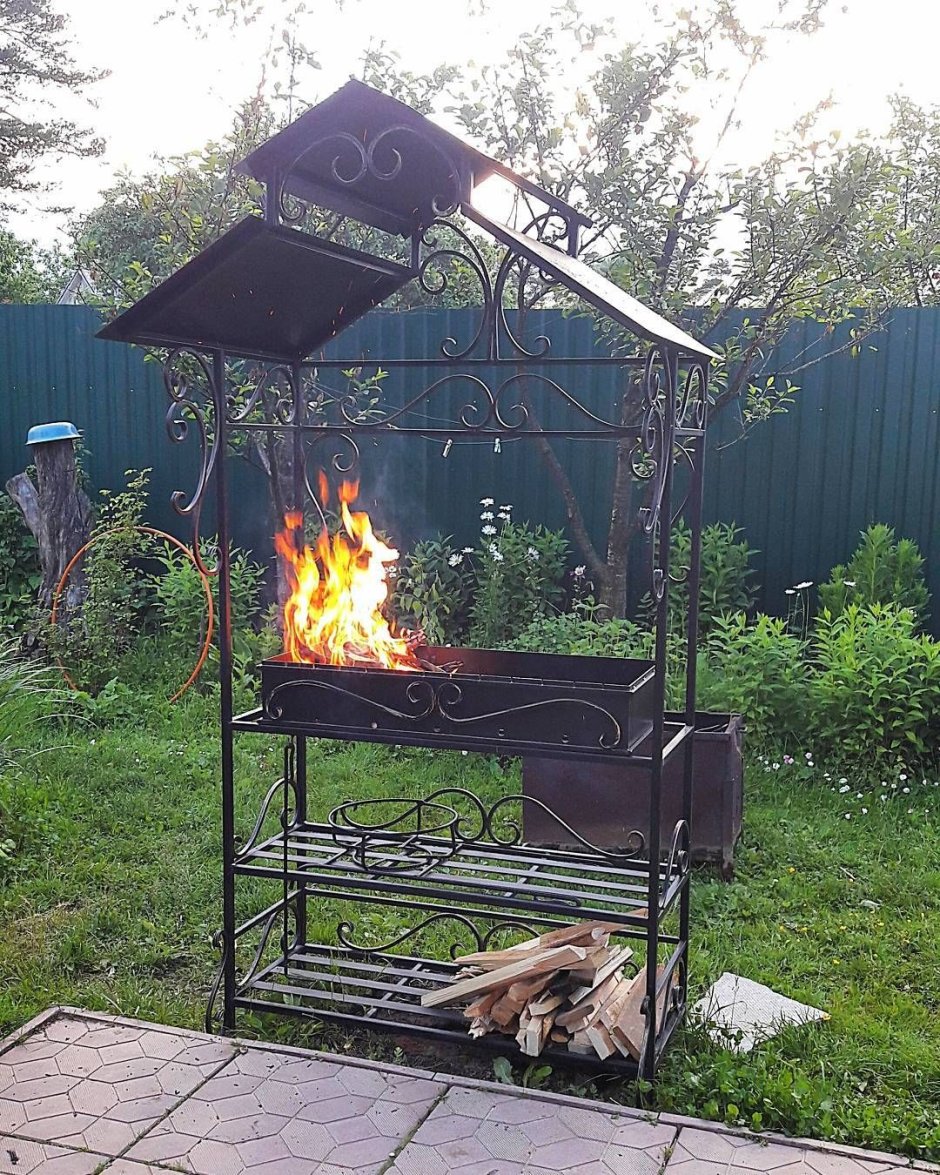 Мангальная зона гриль барбекю