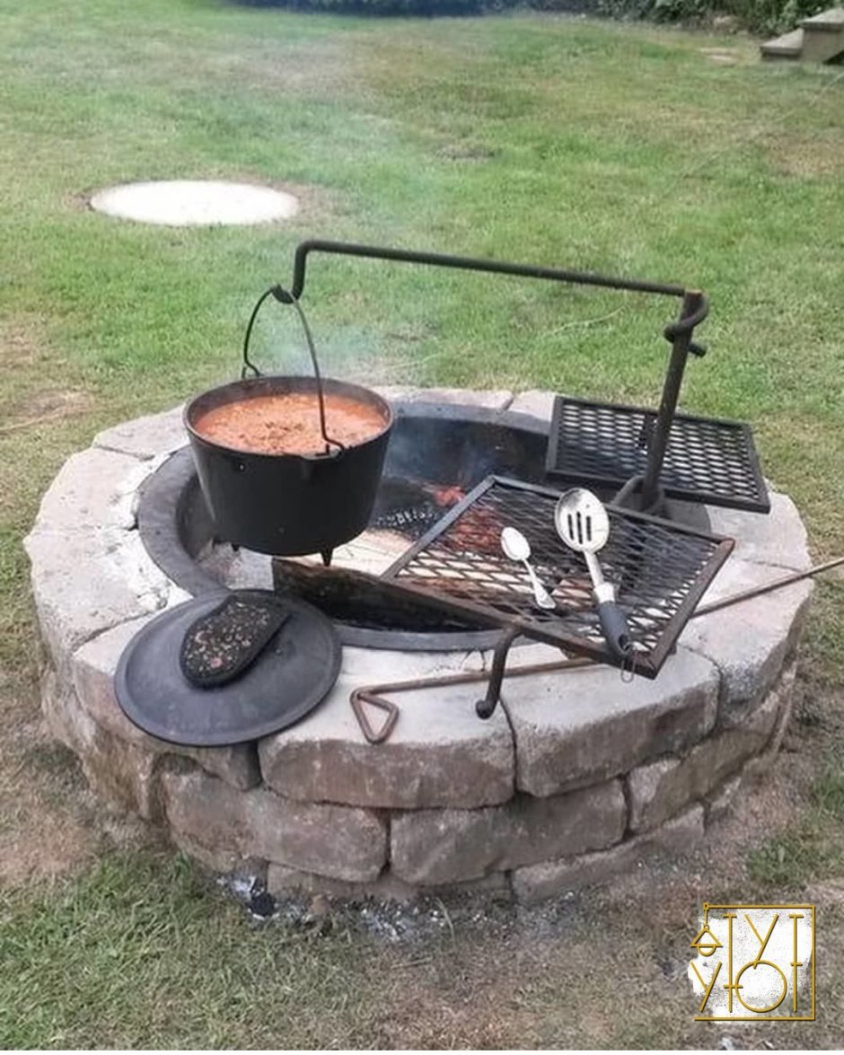 Стол мангал октагон