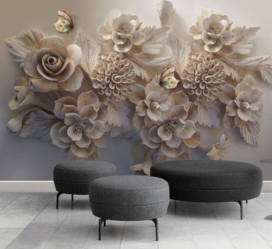 Объемный декор стен