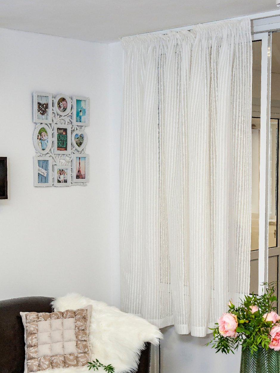 Тюль из льна