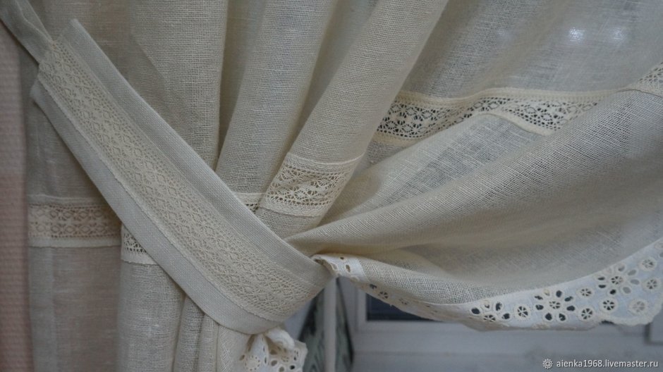 Льняные шторы в интерьере