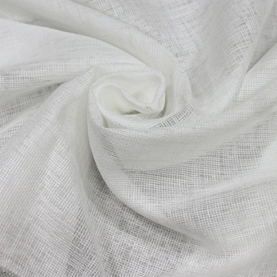 Тюль натуральный лен