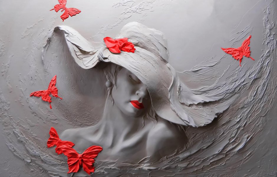 Студия барельеф художник Александр Плющев